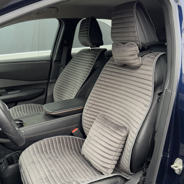 Накидки з алькантари еліт “Темно-сірий”