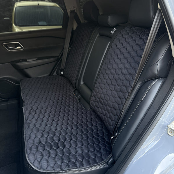 Накидки з алькантари преміум “Чорні ланцюги”