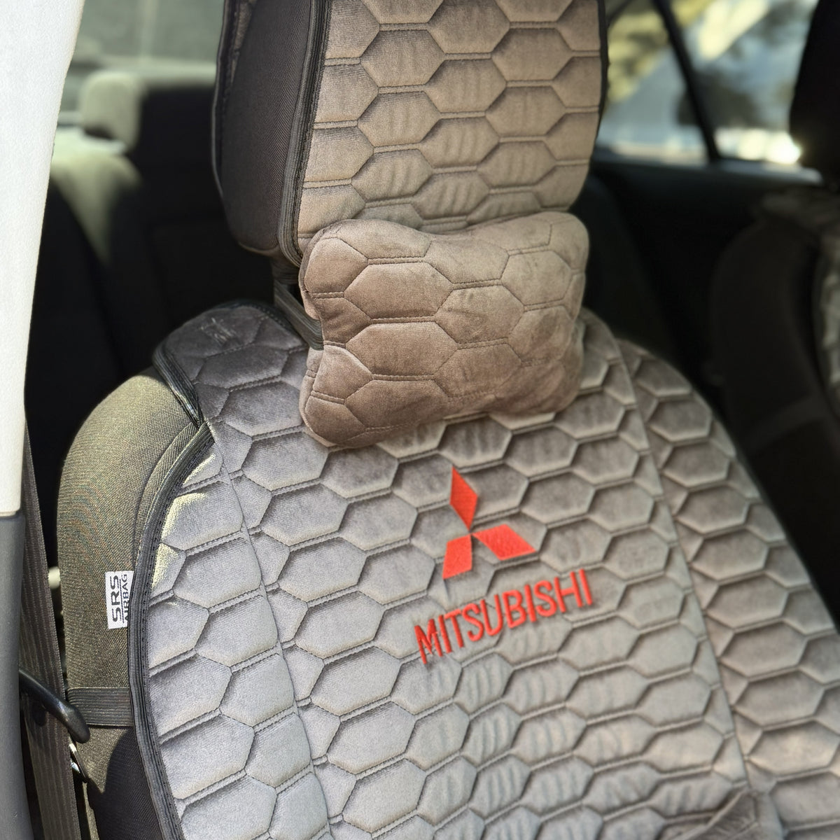 Накидки з алькантари преміум “Темно-сірі ланцюги”