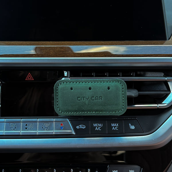 Аромапарфюм на дефлектор для авто "Зелений"