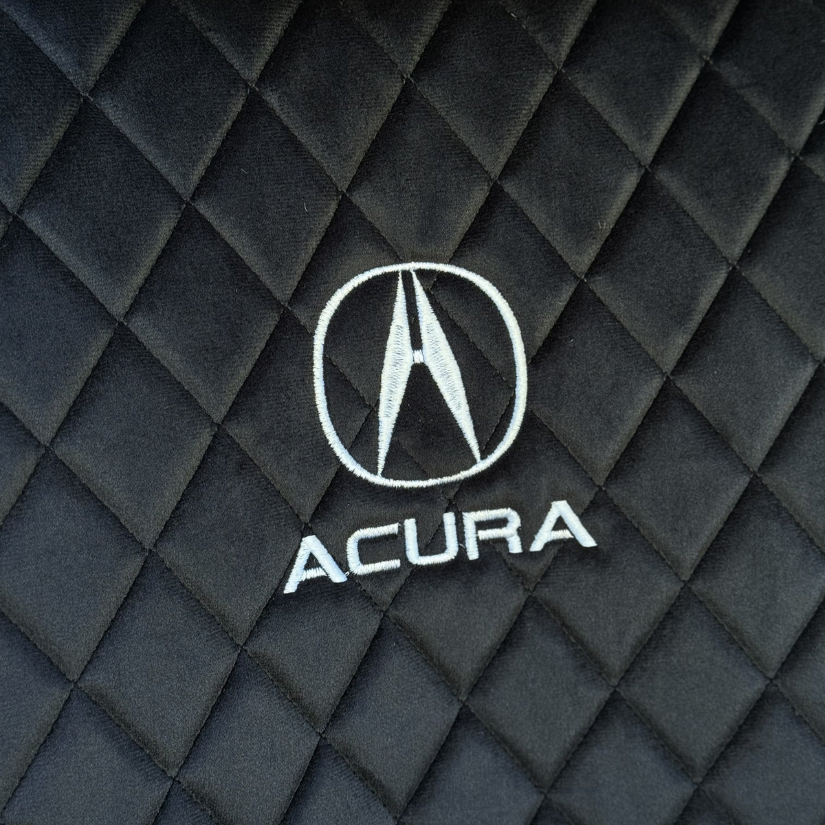 Накидки з алькантари преміум “Чорний ромб”