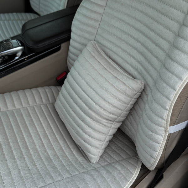 Накидки з алькантари преміум “Бежевий горизонт”