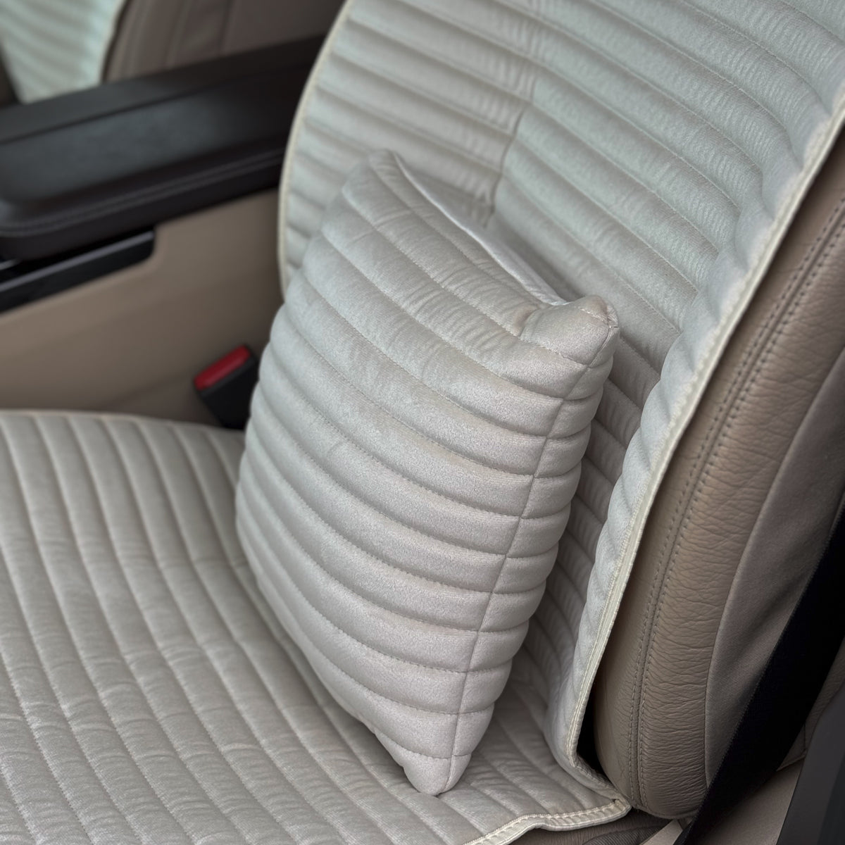 Накидки з алькантари еліт “Бежевий”