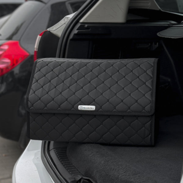 Органайзер у багажник авто з екошкіри “Чорний ромб”