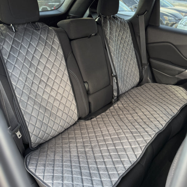 Накидки з алькантари стандарт “Сірий ромб”