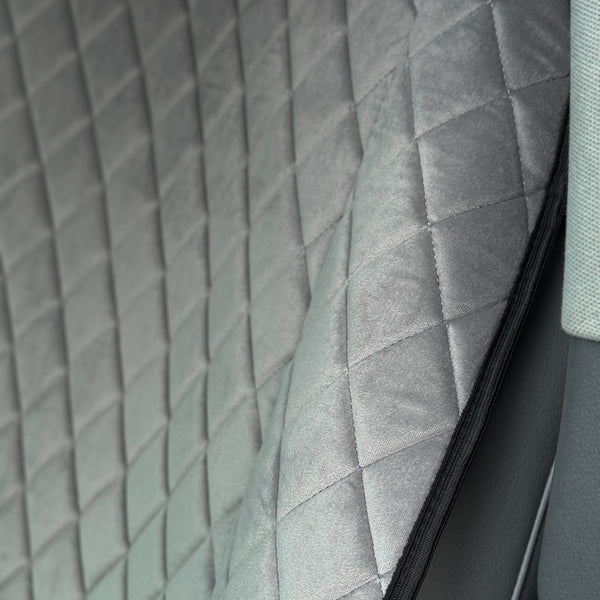 Накидки з алькантари стандарт “Сірий ромб”