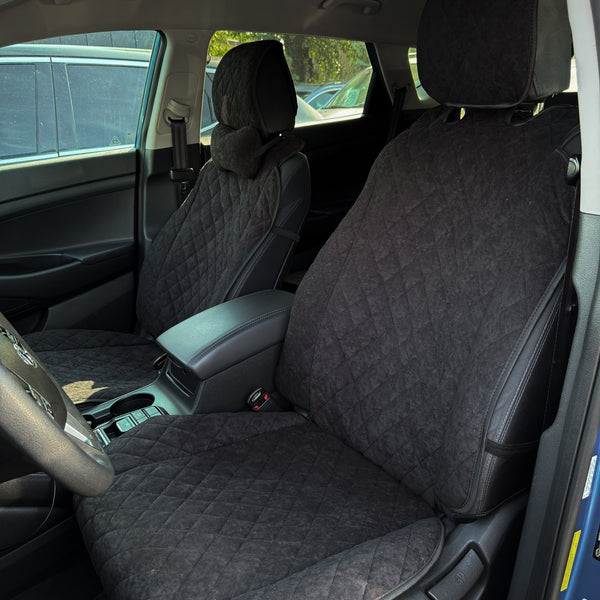 Накидки з алькантари стандарт “Чорний ромб”