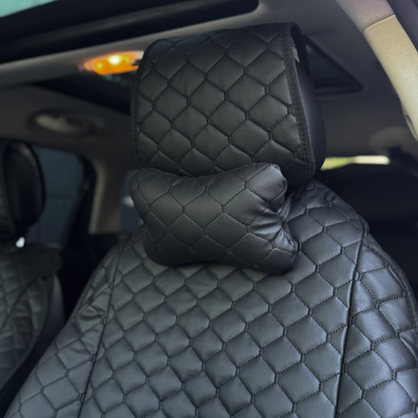 Накидки з екошкіри “Чорний ромб”