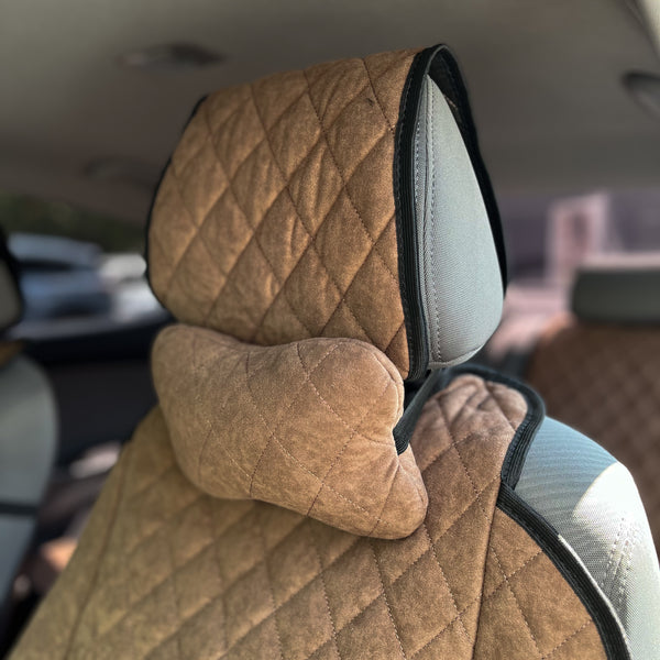 Накидки з алькантари стандарт “Коричневий ромб”