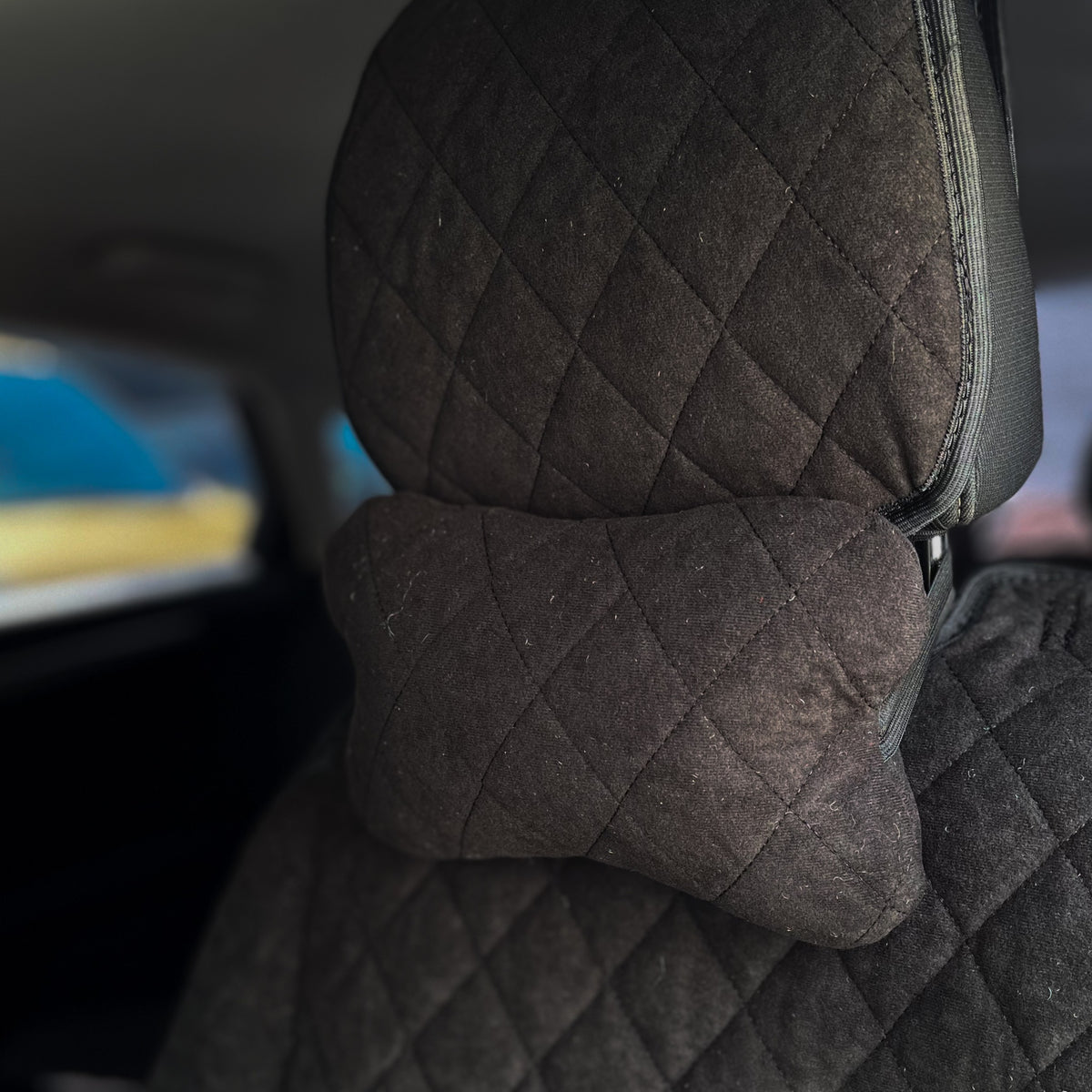 Накидки з алькантари стандарт “Чорний ромб”