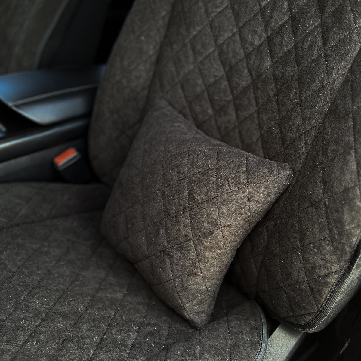 Накидки з алькантари стандарт “Чорний ромб”