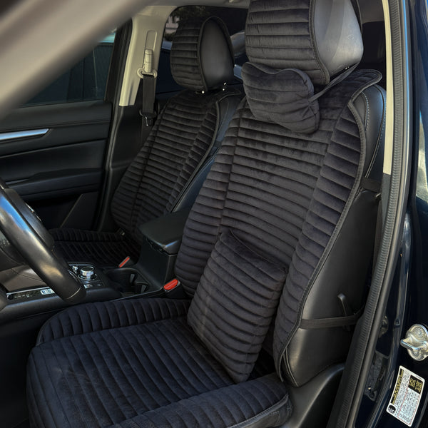 Накидки з алькантари преміум “Чорний горизонт”