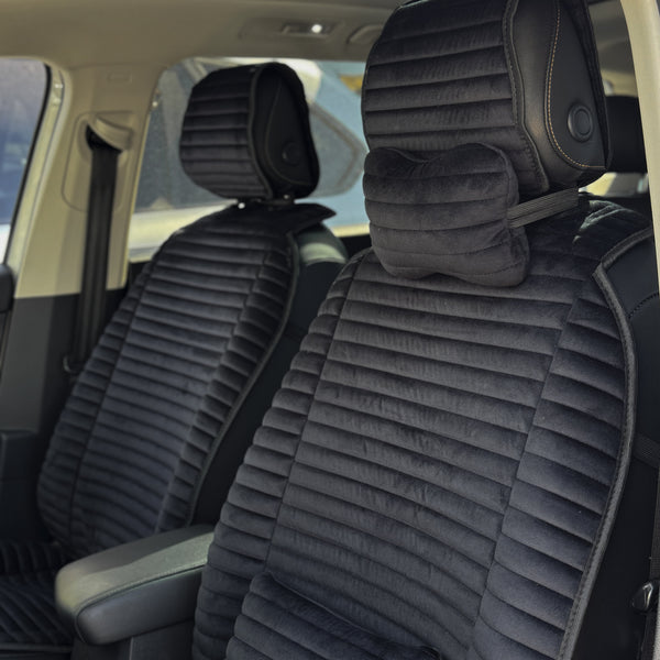 Накидки з алькантари преміум “Чорний горизонт”