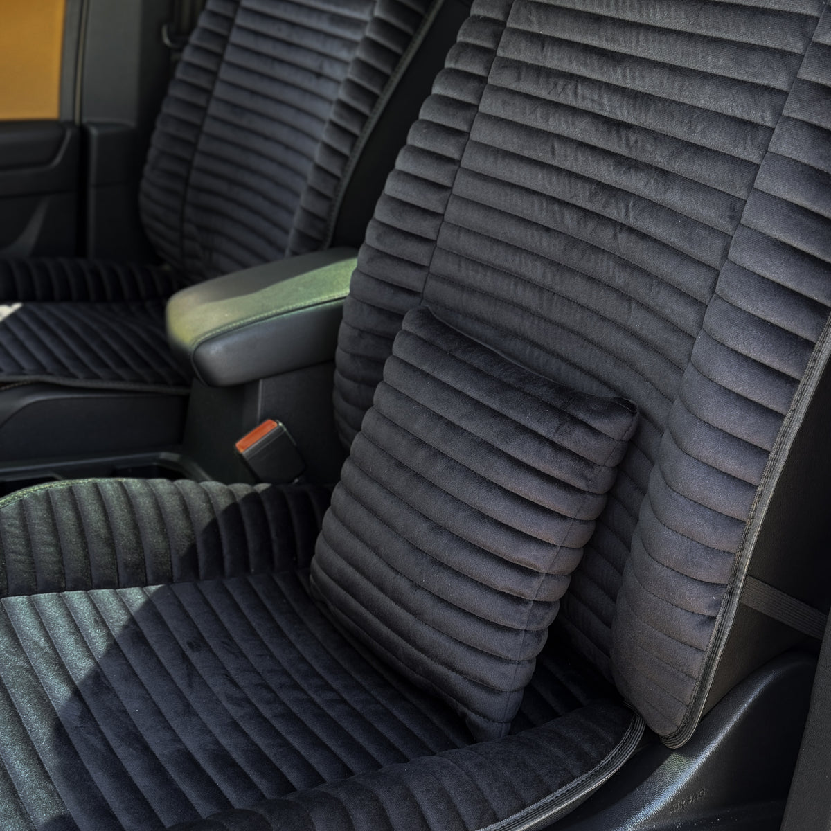 Накидки з алькантари преміум “Чорний горизонт”