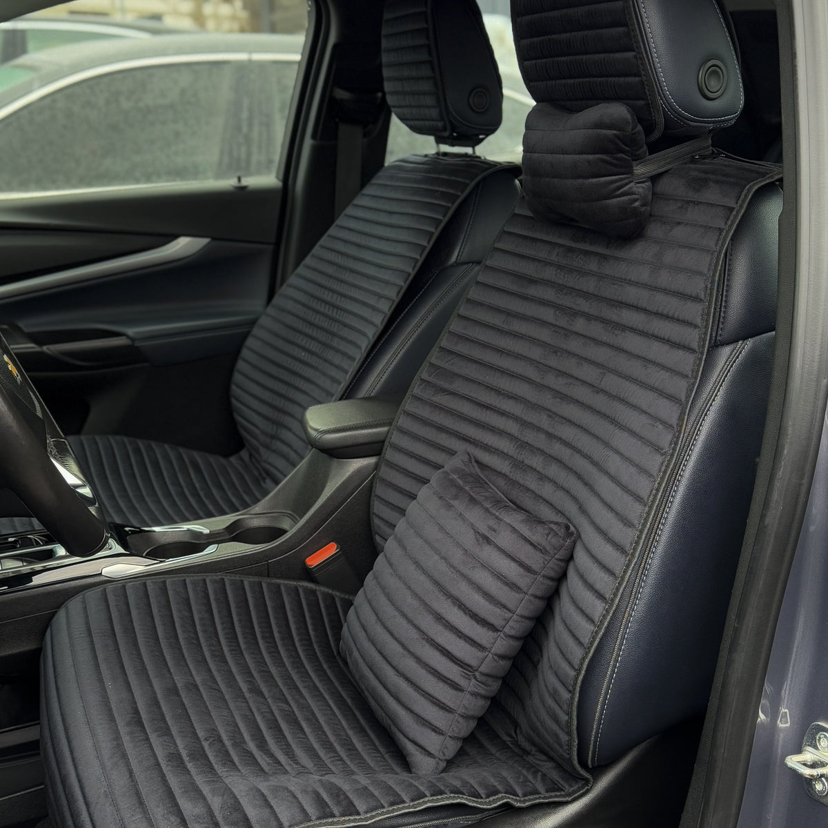 Накидки з алькантари еліт “Чорний”