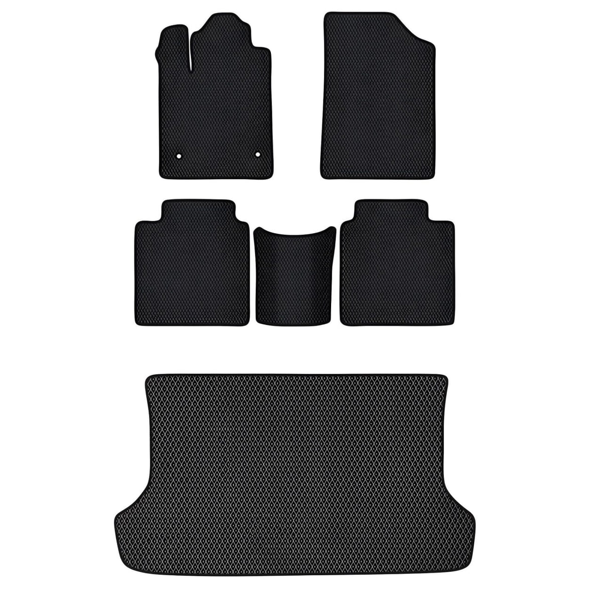 Комплект килимів (Салон на 2 ряди) + багажник